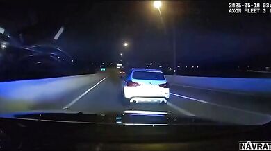 Honící jízda přes několik okresů skončila nárazem do sloupu v Daytonu