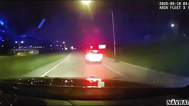 Honící jízda přes několik okresů skončila nárazem do sloupu v Daytonu