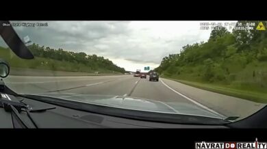 Opilá řidička zatčena po honičce na dálnici I-75, která skončila převrácením vozidla