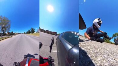 Dvě POV motonehody na křižovatce