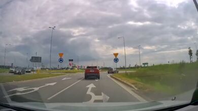 Agrese na silnici, která skončila nehodou