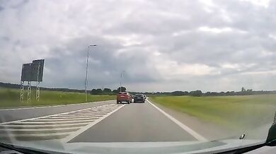 Agrese na silnici, která skončila nehodou