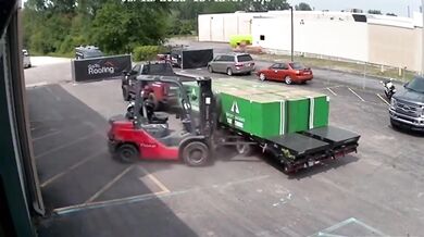 Pracovní nehoda s vysokozdvižným vozíkem #3