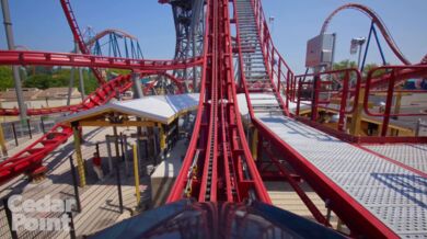 Spektakulární horská dráha Siren’s Curse v Cedar Point
