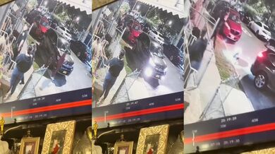 Policie hledající pachatele...