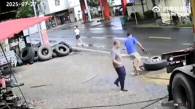 Výbuch pneumatiky #22