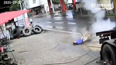 Výbuch pneumatiky #22