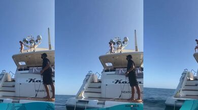 Opilá žena se pokusila skočit do vody ze střechy lodě