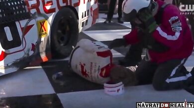 Radostná oslava se změnila v nehodu: lídr NASCAR Connor Zilisch si zlomil klíční kost