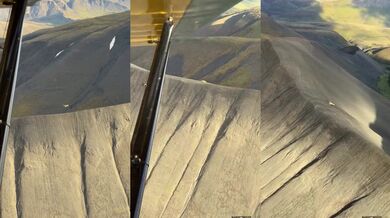 Krátkodobé přistání na hřebenovce