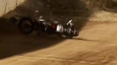 Dramatická nehoda při závodě American Flat Track v Charlotte