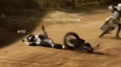 Dramatická nehoda při závodě American Flat Track v Charlotte