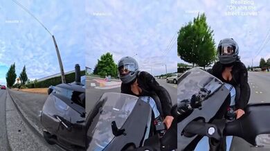 Pád z motorky dopadl díky ochranné bundě dobře