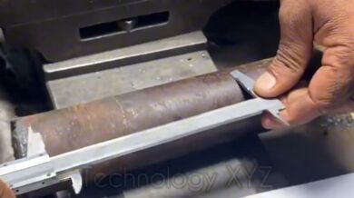 Přeměna šrotu na obrovskou matici a šroub