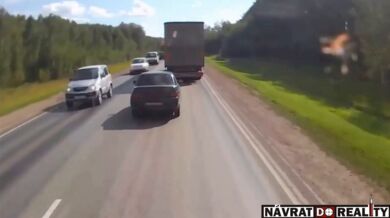 Nehoda při předjíždění