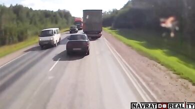 Nehoda při předjíždění