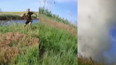 Rybaření s protitankovou minou