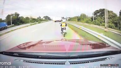 Žena na motorce unikla smrti