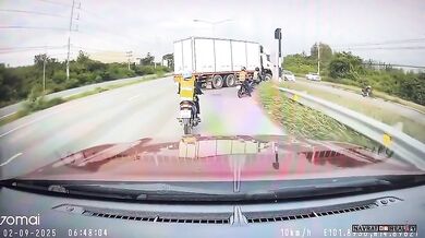 Žena na motorce unikla smrti