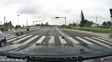 Nedal přednost houkajícímu policejnímu vozidlu