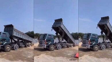 Vykládka kamionu nešla podle plánu