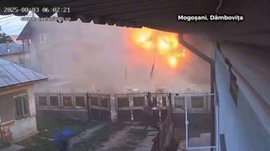 Exploze v Dâmbovițě