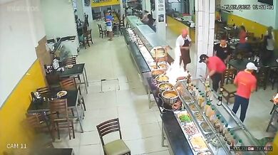 Výbuch v brazilské restauraci zranil osm lidí