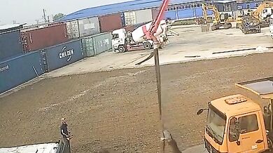 Úrazu elektrickým proudem při betonáži