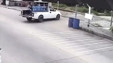 Tragická nehoda na železničním přejezdu