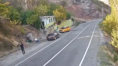 Nebezpečný incident na silnici Kara Haydar