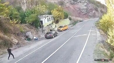 Nebezpečný incident na silnici Kara Haydar