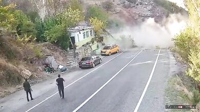 Nebezpečný incident na silnici Kara Haydar