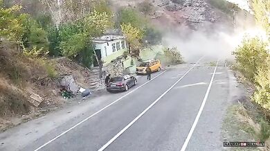 Nebezpečný incident na silnici Kara Haydar