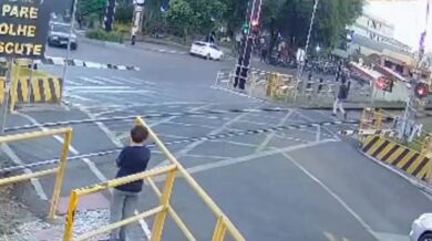 Nehoda na železničním přejezdu