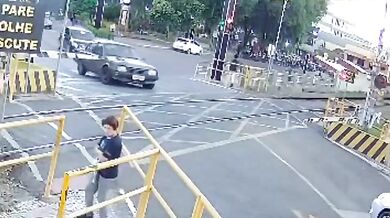 Nehoda na železničním přejezdu