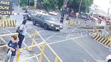 Nehoda na železničním přejezdu