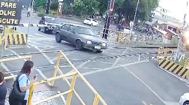 Nehoda na železničním přejezdu