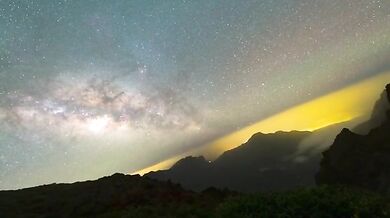 Zachycení rotace Země pomocí zařízení Star Tracker