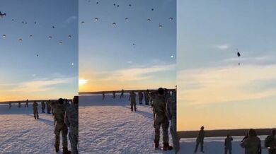 Voják unikl smrti otevřením záložního padáku v poslední vteřině