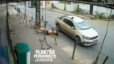 Vážná nehoda cyklisty v Recife