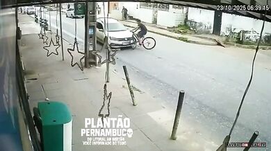 Vážná nehoda cyklisty v Recife