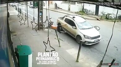 Vážná nehoda cyklisty v Recife