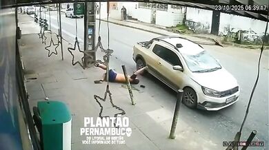 Vážná nehoda cyklisty v Recife