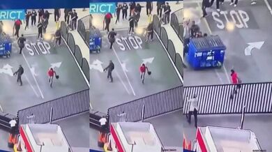 Fail při demonstraci