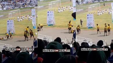 Nevydařené akrobatické představení