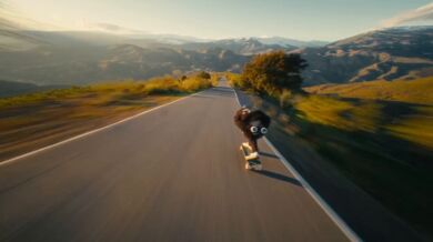 100 km/h na longboardu