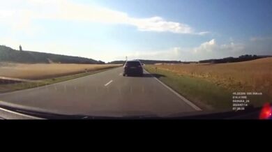 Nebezpečné předjíždění u Brna