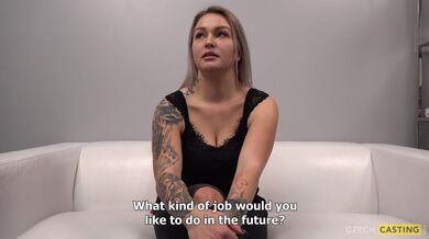 Potetovaná amatérka Kristýna se ukáže před kamerou na castingu