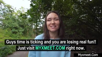Kristina Grace chycena a ošukaná pouličním lovcem