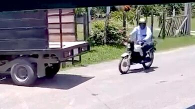 Tragická nehoda motocyklisty v Cunduacánu